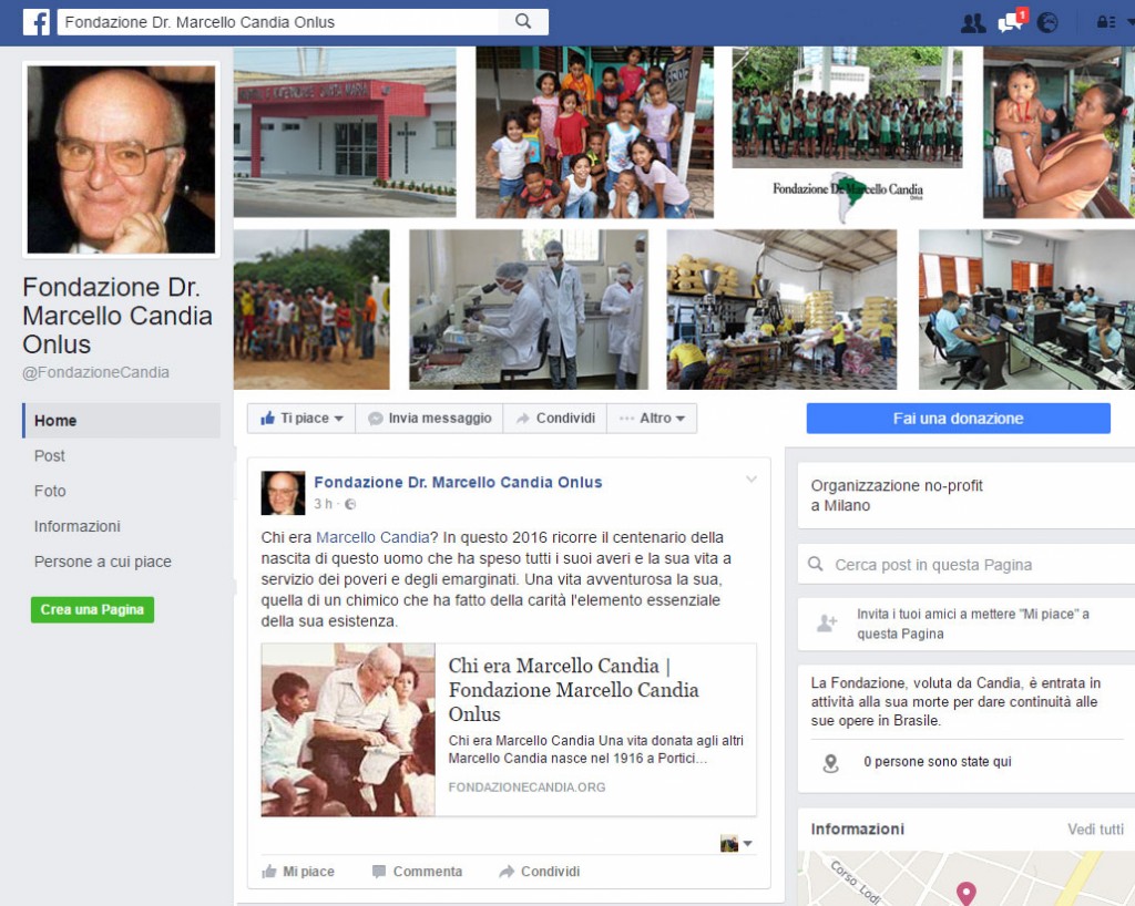 Fondazione Candia Home Facebook